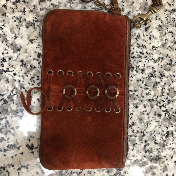 Coach suede wristlet - Picture 3 of 6